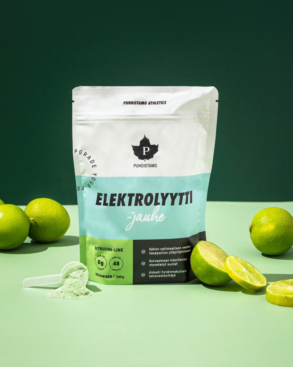 Elektrolyyttijauhe Sitruuna - lime - 240 g