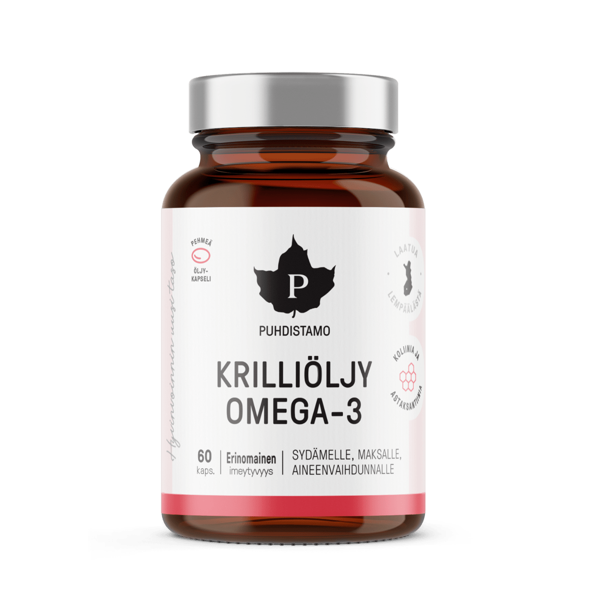 Krilliöljy Omega - 3 - 60 kaps