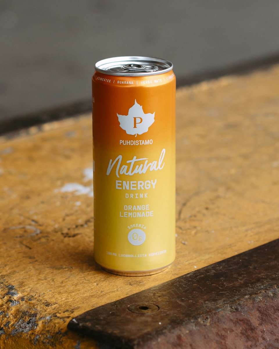 Natural Energy Drink Orange Lemonade - 330 ml