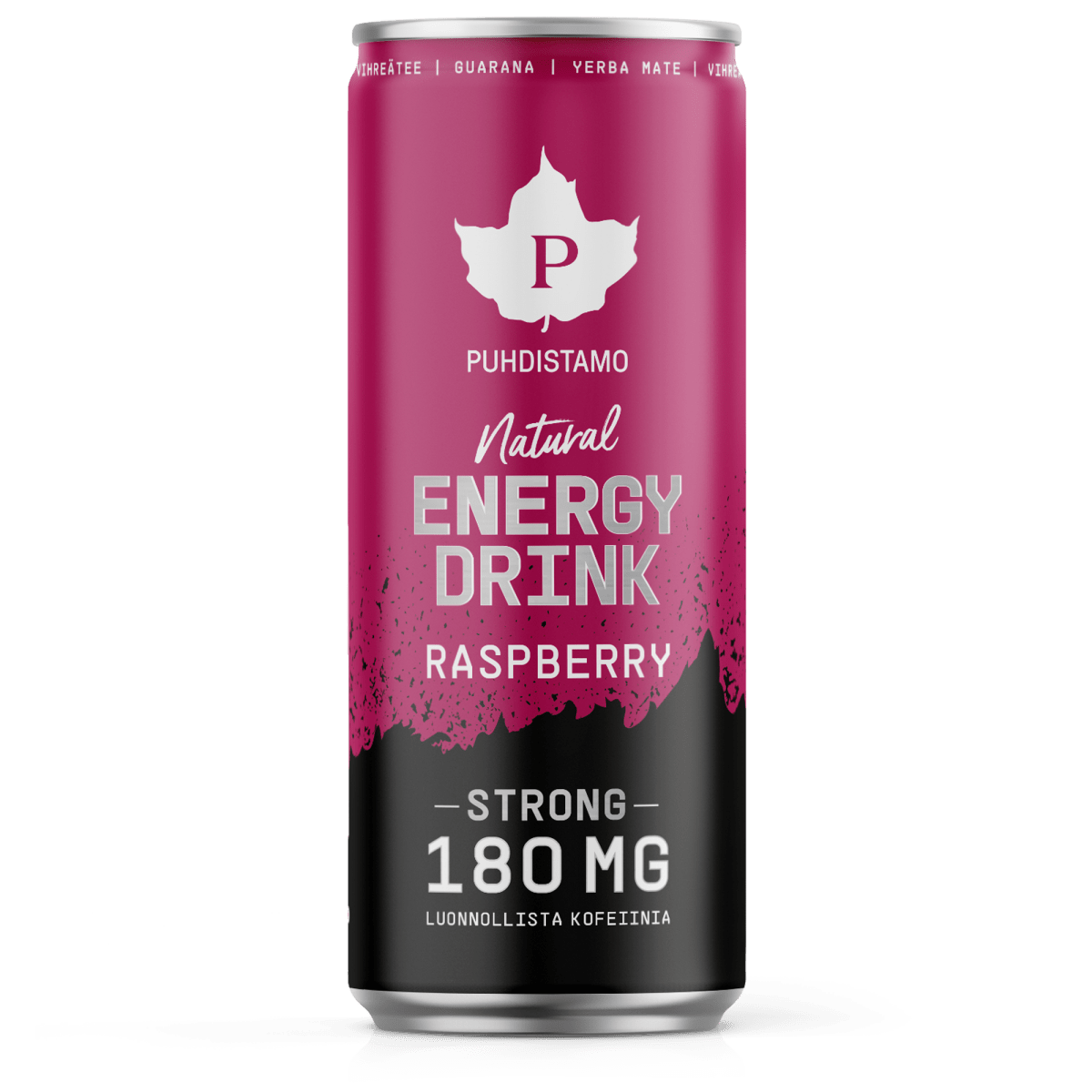 Natural Energy Drink Raspberry Strong - 330 ml