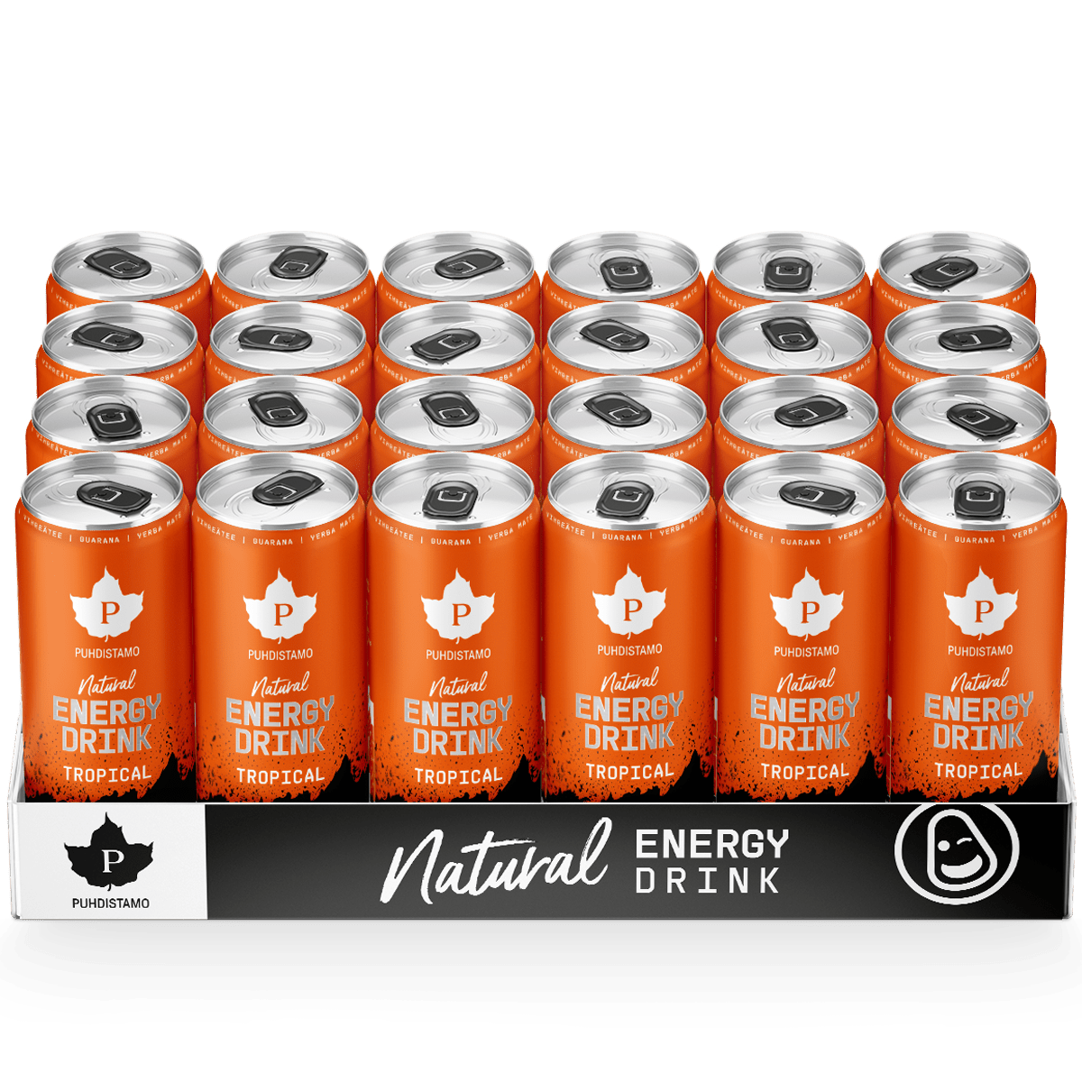 Natural Energy Drink Tropical Strong - 330 ml 24 - pack